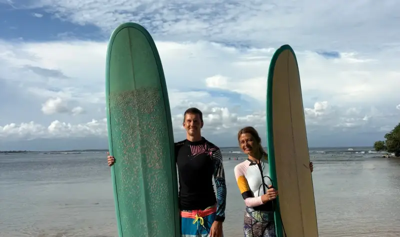 Canggu beach sunset