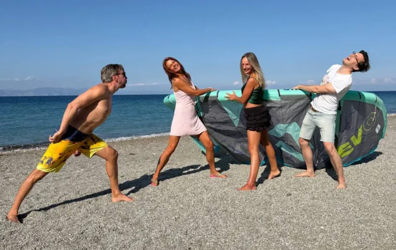 Rhodes kite and yoga experience